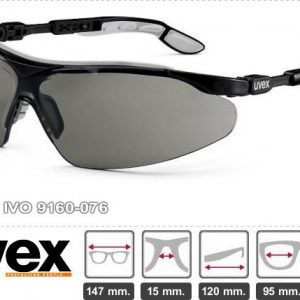 UVEX Driving Safety Sunglasses Goggles With Scratch proof and Anti Mist Coating Model 9160076