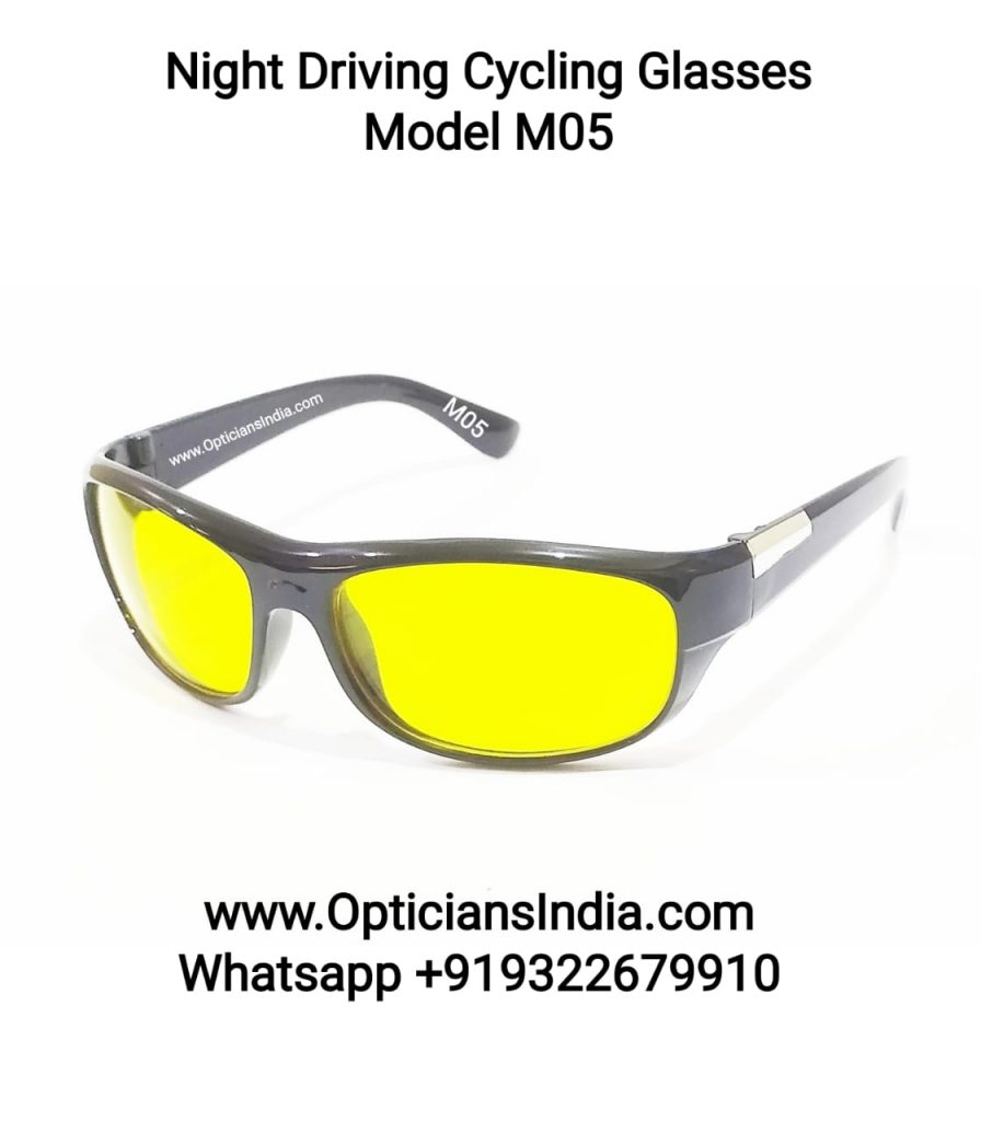 Night Driving Cycling Sunglasses Model M05 Yellow